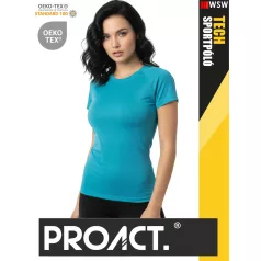 Proact TECH SPORTROYAL lélegző női környakas technikai sportpóló - ruha