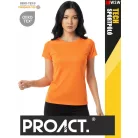Proact TECH FLOURESCENTO lélegző női környakas technikai sportpóló - ruha