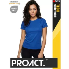   Proact TECH SPORTROYAL lélegző női környakas technikai sportpóló - ruha