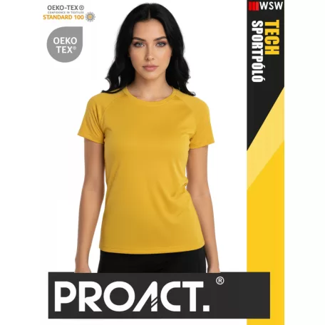 Proact TECH SPORTROYAL lélegző női környakas technikai sportpóló - ruha
