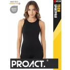 Proact TECH BLACK lélegző női környakas technikai sporttrikó - ruha