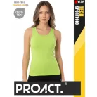 Proact TECH LIME lélegző női környakas technikai sporttrikó - ruha