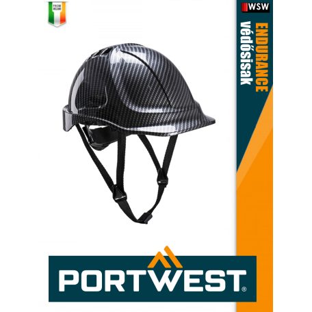 Portwest ENDURANCE CARBON önbeállító racsnis szellőző védősisak - egyéni védőeszköz