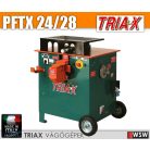 Triax PFTX betonacél vágó és hajlító kombi gép