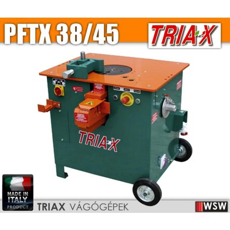 Triax PFTX betonacél vágó és hajlító kombi gép