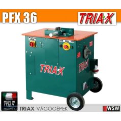 Triax PFTX betonacél vágó és hajlító gép