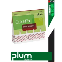   Plum QUICKFIX BLOOD STOPPER téphető ragtapasz utántöltő 45 db - elsősegély felszerelés