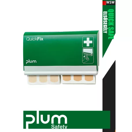 Plum QUICKFIX 45+45 db-os téphető ragtapasz utántöltővel - elsősegély felszerelés