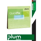 Plum QUICKFIX DETECTABLE téphető ragtapasz utántöltő 45 db fémszálas detektálható - elsősegély felszerelés