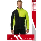 Artmas ASYMETRIC YELLOW technikai polár kabát - munkaruha