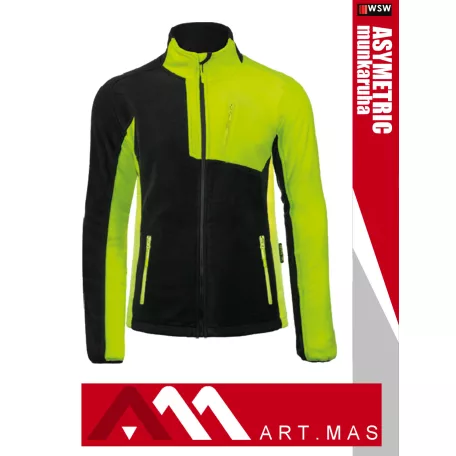 Artmas ASYMETRIC YELLOW technikai polár kabát - munkaruha