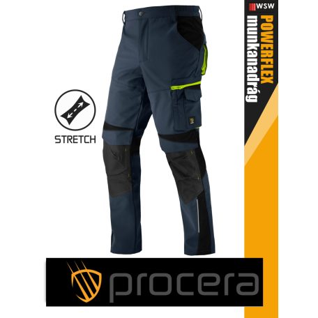Procera ELASTIC NAVY POWERFLEX stretch slimfit deréknadrág - munkaruha