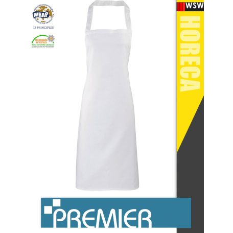 Premier COTTON WHITE organikus pamut kötény 87 cm - munkaruha