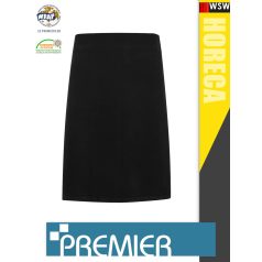   Premier CALIBRE BLACK pamut felszolgáló kötény 50 cm - munkaruha