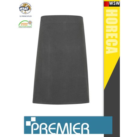 Premier CALIBRE DARKGREY pamut felszolgáló kötény 50 cm - munkaruha