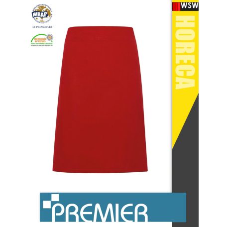 Premier CALIBRE RED pamut felszolgáló kötény 50 cm - munkaruha