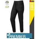 Premier ARTISAN BLACK technikai férfi lélegző jogger denim nadrág - munkaruha