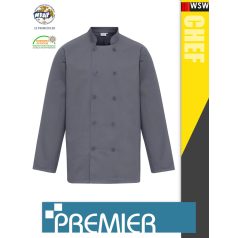   Premier CHEF'S STEEL technikai férfi séf kabát - munkaruha
