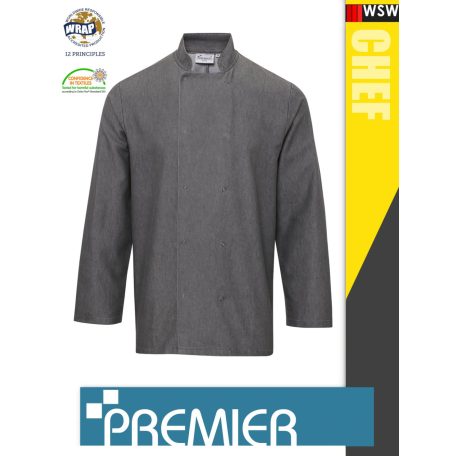 Premier DENIM GREYDENIM technikai férfi séf kabát - munkaruha