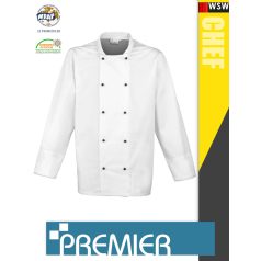   Premier CUISINE WHITE technikai férfi séf kabát - munkaruha