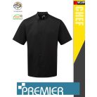 Premier ESSENTIAL BLACK technikai férfi séf kabát - munkaruha