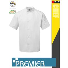   Premier ESSENTIAL WHITE technikai férfi séf kabát - munkaruha