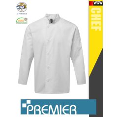   Premier ESSENTIAL WHITE technikai férfi séf kabát - munkaruha