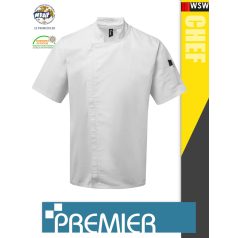   Premier CHEF'S WHITE technikai férfi séf kabát - munkaruha