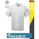 Premier CHEF'S WHITE technikai férfi séf kabát - munkaruha
