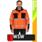 WSW ORANGE PRIZMAT technikai cippzáros softshell kabát - munkaruha