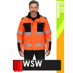   WSW ORANGE PRIZMAT technikai cippzáros softshell kabát - munkaruha