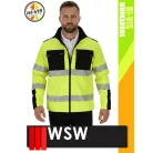 WSW YELLOW PRIZMAT technikai cippzáros softshell kabát - munkaruha