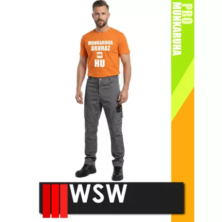 WSW PROMASTER GREY technikai stretch derekas munkanadrág - munkaruha