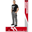 Artmas PROFESSIONAL GREY kevertszálas technikai lengőzsebes munkanadrág - munkaruha
