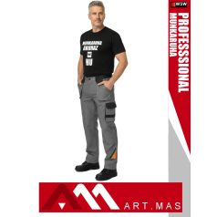   Artmas PROFESSIONAL GREY kevertszálas technikai lengőzsebes munkanadrág - munkaruha