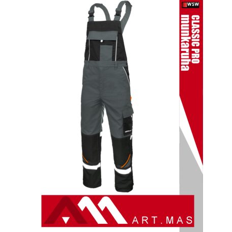 Artmas PROFESSIONAL GREY kevertszálas technikai munkanadrág - munkaruha