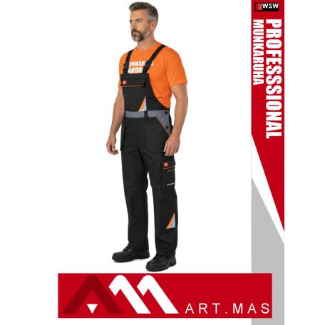 Artmas PROFESSIONAL BLACK kevertszálas technikai munkanadrág - munkaruha