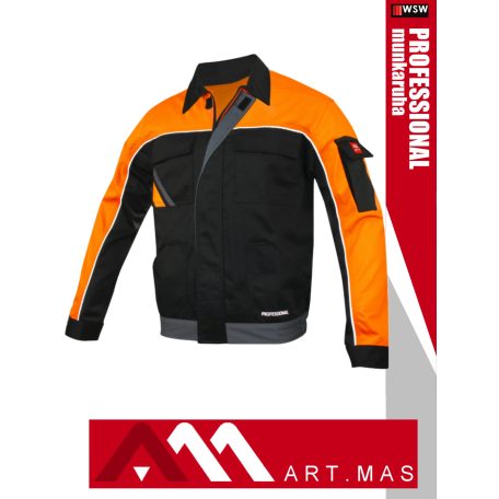 Artmas PROFESSIONAL BLACK kevertszálas technikai munkakabát - munkaruha