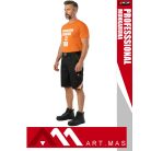 Artmas PROFESSIONAL BLACK kevertszálas technikai rövid munkanadrág - munkaruha