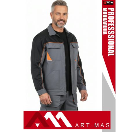 Artmas PROFESSIONAL GREY kevertszálas technikai munkakabát - munkaruha