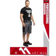   Artmas PROFESSIONAL GREY kevertszálas technikai rövid munkanadrág - munkaruha