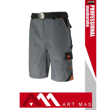 Artmas PROFESSIONAL GREY kevertszálas technikai rövid munkanadrág - munkaruha