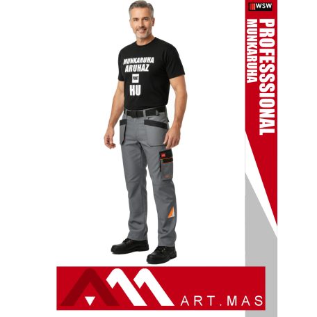 Artmas PROFESSIONAL GREY kevertszálas technikai munkanadrág - munkaruha