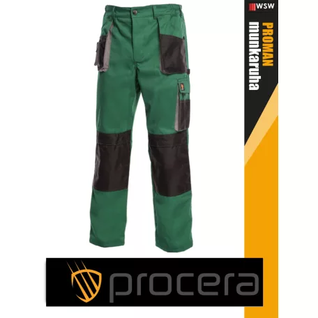 Procera PROMAN GREEN technikai deréknadrág - munkaruha