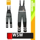 WSW PROMASTER GREY technikai kevertszálas kantáros munkanadrág - munkaruha