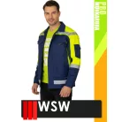 WSW PROMASTER NAVY technikai kevertszálas munkakabát - munkaruha