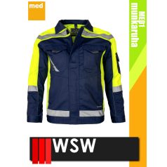   WSW MED MONTANA NAVY technikai kevertszálas munkakabát - munkaruha