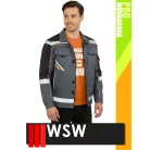 WSW PROMASTER GREY technikai kevertszálas munkakabát - munkaruha