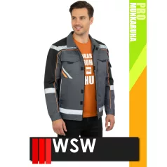   WSW PROMASTER GREY technikai kevertszálas munkakabát - munkaruha