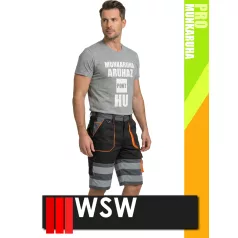   WSW PROMASTER BLACK technikai kevertszálas rövid munkanadrág - munkaruha